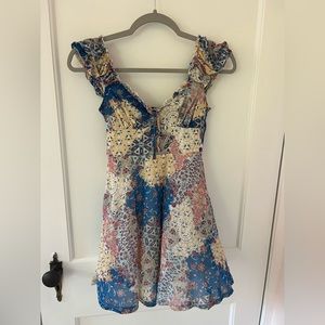 Urban outfitters audrey mesh mini dress